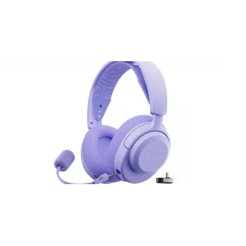Ausinės Steelseries Arctis Nova 3P Wireless, skirta PlayStation, levandų spalvos