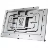 Alphacool Core Aliuminio Chrome Juodos spalvos galinė plokštė 148.5x201.4x34.4mm