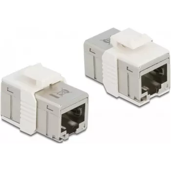 DeLOCK tinklo jungtis RJ-45 (M) į RJ-45 (M) - STP - CAT 6a - Keystone lizdas (86012)