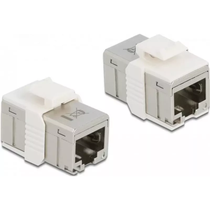 DeLOCK tinklo jungtis RJ-45 (M) į RJ-45 (M) - STP - CAT 6a - Keystone lizdas (86012)