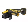 Belaidis kampinis šlifuoklis DeWalt DCG409VSN-XJ, su įspėjimu apie bateriją