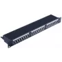 Patch Panel S-Conn BS75065 24 prievadų, Cat6, 19 colių, juodos spalvos