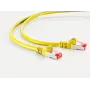 Tinklo kabelis ShiverPeaks 75720-AY Cat 6A S/FTP PIMF, 4 porų, ekranuotas vytos poros