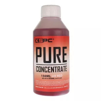 Aušinimo koncentratas XSPC Pure 150 ml – raudonas UV reaguojantis priedas skysčių aušinimo sistemoms