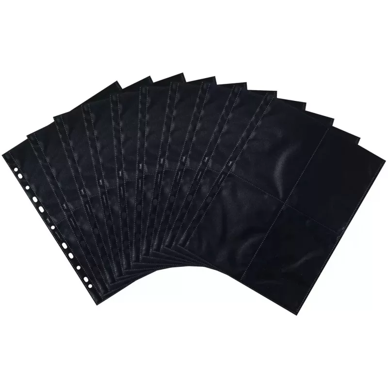 Foto kišenėlės HERMA Fotophan 10x15 cm portretinė juodos 10 vnt.