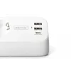 DIGITUS 3 krypčių ilgintuvas su 2×USB-A ir 1×USB-C, 3 kištukiniai lizdai E/F, 1,5 m laidas, baltas