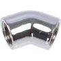 Alphacool HF L-jungtis 45° G1/4 vidinis sriegis prie G1/4 vidinio sriegio - Chrome EOL (17190)