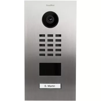 Durų skambutis su vaizdo kamera DoorBird D2101V, nerūdijantis plienas (423870055)
