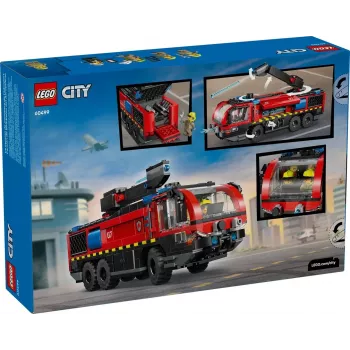 LEGO CITY 60499 Oro uosto gaisrinis automobilis
