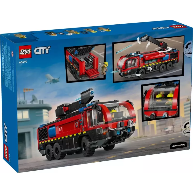 LEGO CITY 60499 Oro uosto gaisrinis automobilis