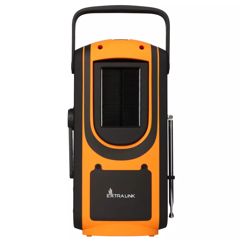 Extralink Power Ranger EPS-6000 | Power Bank | 6000 mAh, FM radijas, LED šviesa, dinamo, saulės baterija