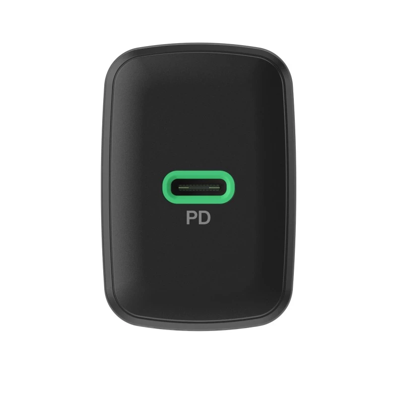 Green Cell PowerSource Solo30 30W Juodas – USB-C vieno prievado įkroviklis