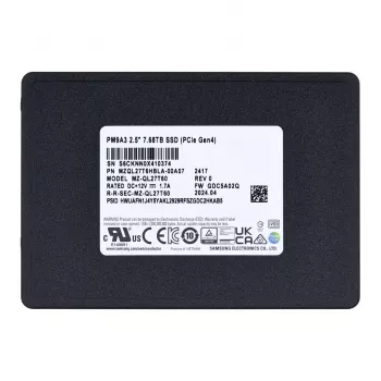 Samsung PM9A3 7.68 TB U.2 PCI Express 4.0 NVMe MLC