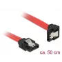 SATA kabelis DeLOCK 83979 0,5 m SATA 7 kontaktų Juodas Raudonas