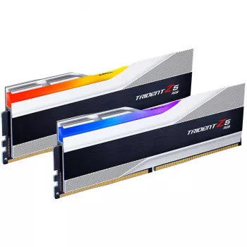 DIMM 32 GB DDR5-6000 (2x 16 GB) Dual-Kit, Arbeitsspeicher silber, F5-6000J3636F16GX2-TZ5RS, Trident Z5 RGB, INTEL XMP