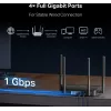 Stalinis maršrutizatorius MERCUSYS MR25BE EasyMesh Wi‑Fi 7 dviejų juostų 2.4/5 GHz, 3600 Mbps, 3× Gigabit LAN, 4 išorinės antenos
