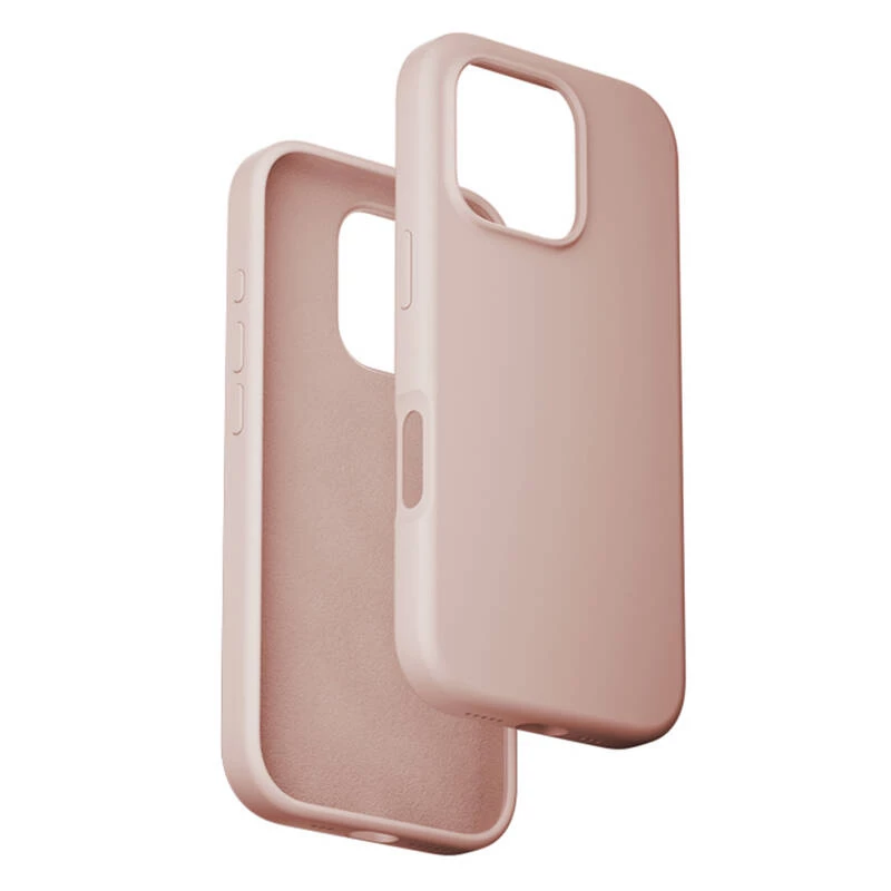 Apsauginis dėklas Vention KUHP0-30 iPhone 16 Pro MagSafe, rožinis, minkštas silikoninis