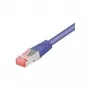 Tecline Patch-Cable RJ-45 (M) į RJ-45 (M) 1,5 m SFTP PiMF CAT 6 Halogen-Free Snagless Violet (715015V)