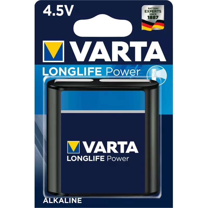Vienkartinė baterija Varta 4912/1, 4,5 V, šarminė