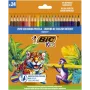 BIC spalvoti pieštukai Kids Smooth 24 spalvų rinkinys