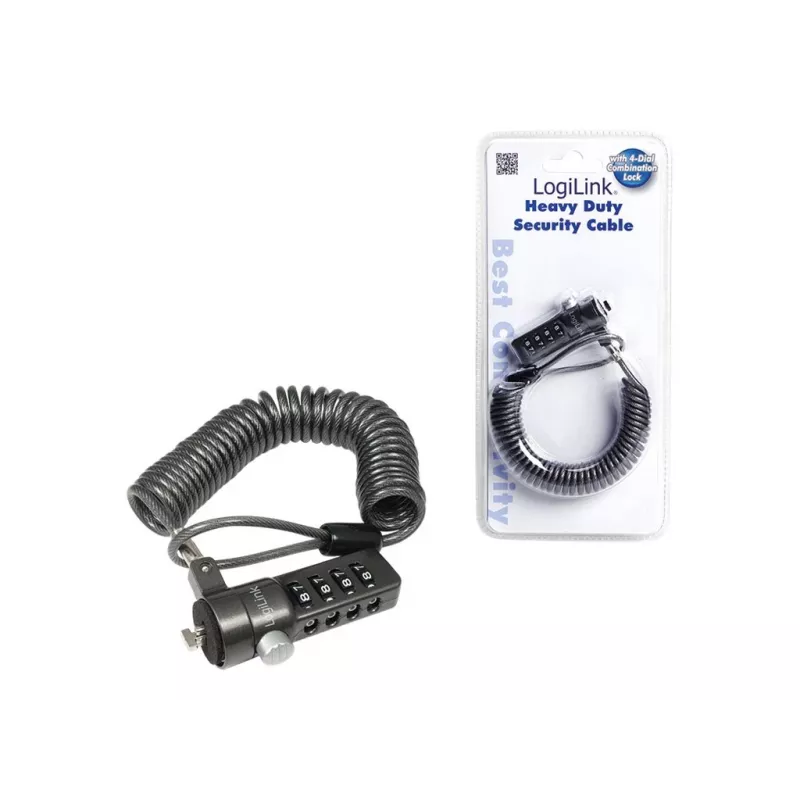 LogiLink NBS004 kabelio spyna juoda 1,8 m