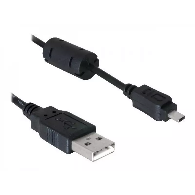 Delock 82414 USB kabelis fotoaparatui (Nikon 8-pin UC-E6), 1,83 m, juodas