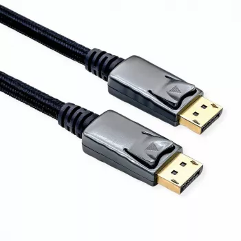 DisplayPort kabelis ROLINE 11.04.5868 3 m juodas sidabrinis