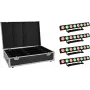 LED prožektorių rinkinys EUROLITE PMB-8 COB QCL 30W – 4 vnt.