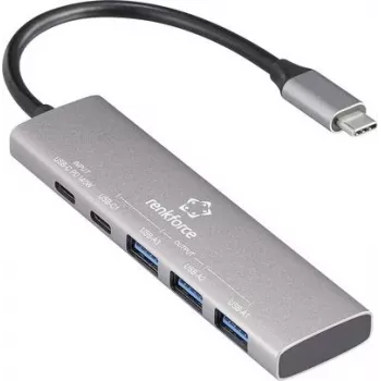 Renkforce RF-USBH-300 5 prievadų USB 3.2 Gen 1 šakotuvas 3.0 pilkas (RF-6676604)