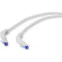 Renkforce RF-4892472 RJ45 tinklo laidas, jungiamasis laidas CAT 6a S/FTP 0,50 m pilkas (RAL 7035) 90° žemyn lenktas 1 vnt.