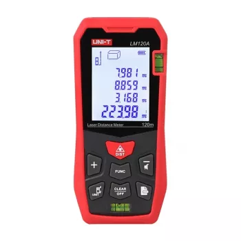 Lazerinis nuotolio matuoklis No name LM-120A – 120 m matavimo atstumas, kompaktiškas dizainas
