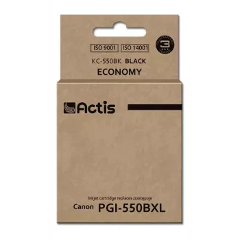 Actis KC-550Bk rašalo kasetė (Canon PGI-550BK pakaitalas; standartinė; 23 ml; juoda)