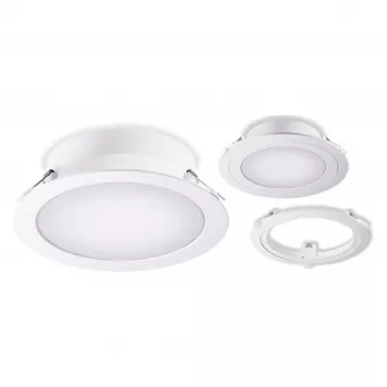 Įleidžiamas šviestuvas Steinel RS PRO DL 200 SC HF 18W, reguliuojama 3000K/4000K/6500K