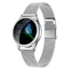Išmanusis laikrodis ORO-MED ORO-SMART CRYSTAL SILVER – apvalus metalinis korpusas