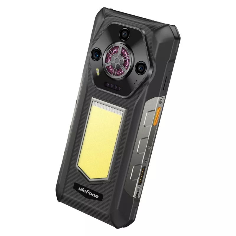 Armourinis išmanusis telefonas UleFone Armor 30 4G su Helio G99, 12GB RAM, 512GB atminties, juodas, energijos klasė A