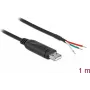 Adapterinis kabelis USB 2.0 Type-A į RS-232 DeLOCK 62930