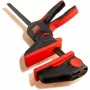Vienos rankos spaustuvas Bessey EZ360-30, 300 mm gylis, 80 mm anga, juoda/raudona