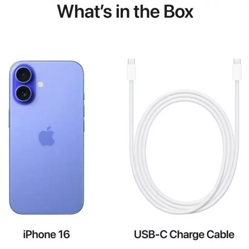 Išmanusis telefonas Apple iPhone 16 6,1 colio 128 GB Mėlyna