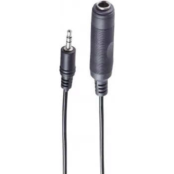 Garso adapterio laidas ShiverPeaks BS30701 0,2 m 3,5 mm lizdas – 6,35 mm kištukas juodas
