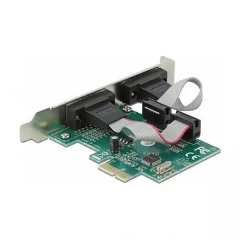DeLOCK PCI Express x1 kortelė su 2 RS-232 nuosekliaisiais prievadais