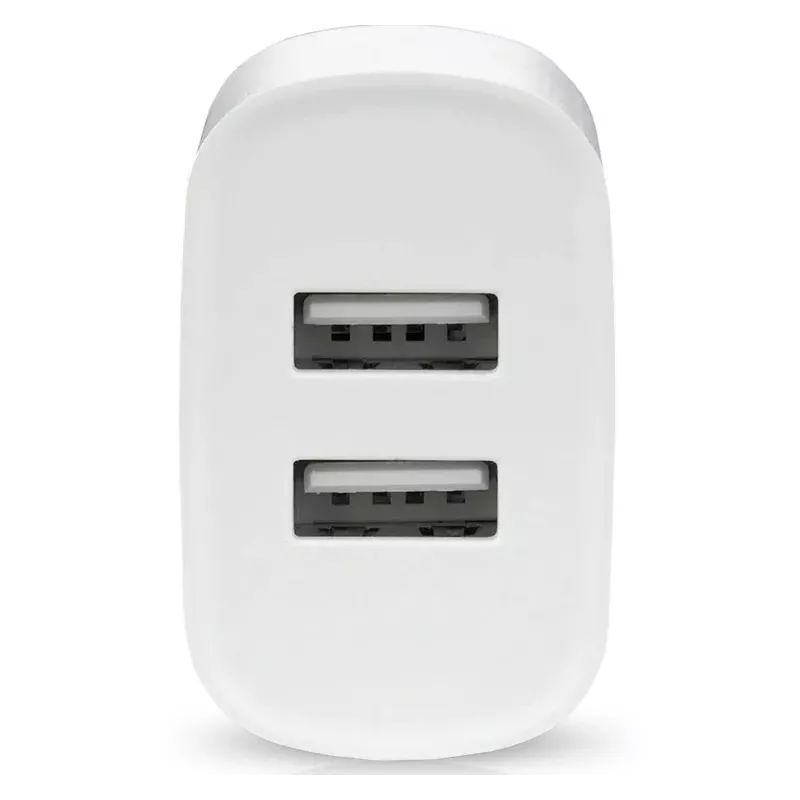 Įkroviklis 2x USB 2,4A 12W baltas