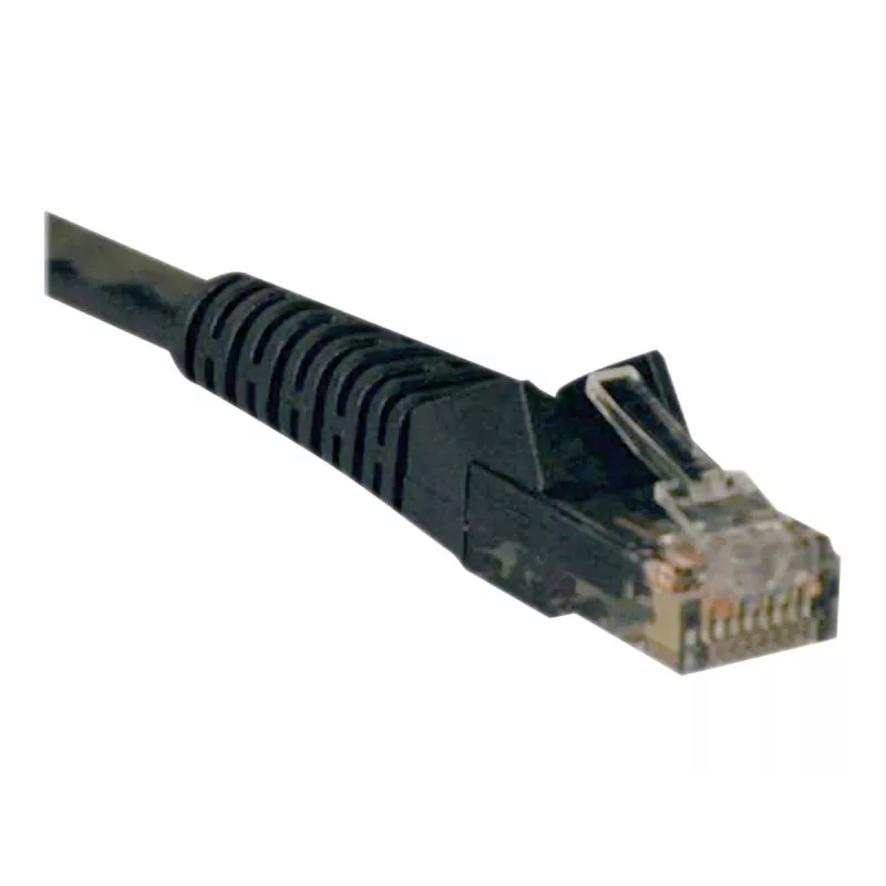 Eaton Tripp Lite Series Cat6 Gigabit nesuvaromas liejinis (UTP) eterneto kabelis (RJ45 M/M), PoE, juodas, 5 pėdos (1,52 m) - Laidas - RJ-45 (M) į RJ-45 (M) - 1,52 m - UTP - CAT 6 - Liejinis