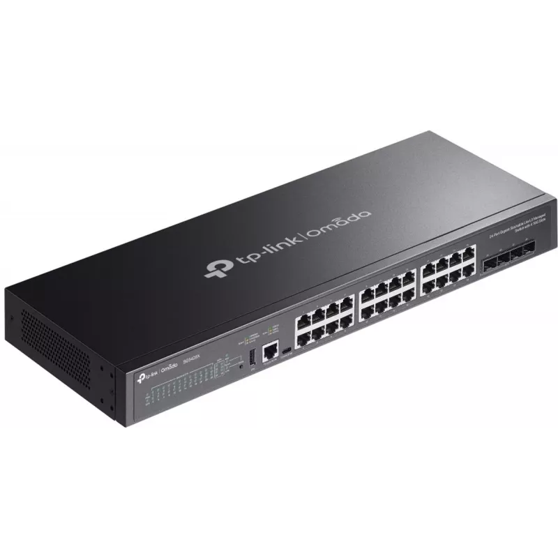 TP-Link Omada SG5428X valdomas L3 tinklo jungiklis 24x Gigabit 4x 10G SFP+