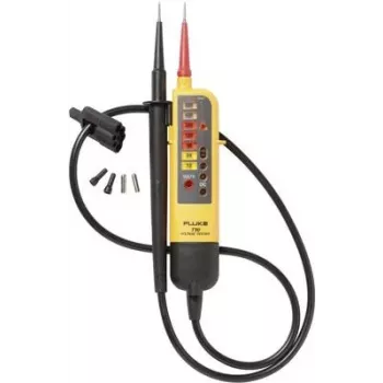 Fluke T90 įtampos indikatorius - juoda, pilka, raudona, geltona, AAA baterijos, 70x38x260 mm, 280 g (4016945)