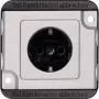 Merten MEG2300-7060 sidabrinis