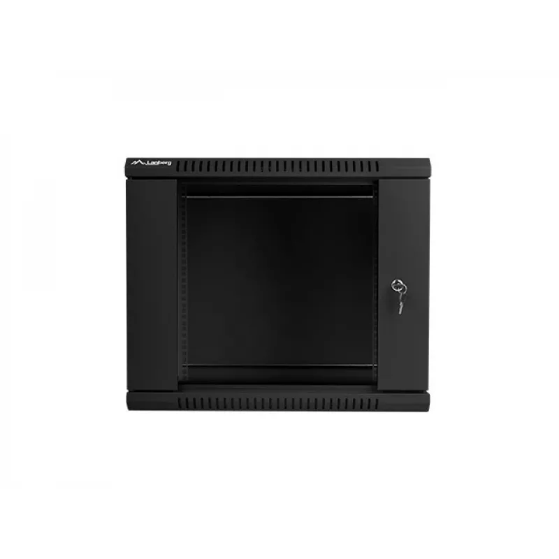 Sieninis stovas LANBERG WF01-6609-10B 9U 19 colių, 600×600×507 mm, 60 kg, IP20, juodos spalvos
