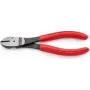 KNIPEX Aukšto sverto įstrižinės replės 160 mm, plastikinė danga
