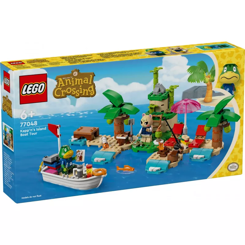 LEGO statybinis rinkinys 77048 Animal Crossing kelionė valtimi su Kapitono sala