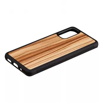 Man and wood apsauginis dėklas Samsung Galaxy S20 cappuccino black