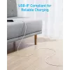 USB laidas Anker 322 1,8 m USB-A USB-C baltas